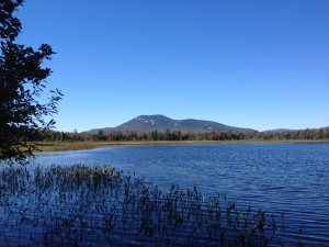 Blue Mountain taken from Rock Pond on September 19, 2013.