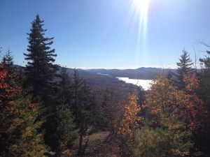 Long Lake from the summit of Blueberry Mountain on September 29, 2013